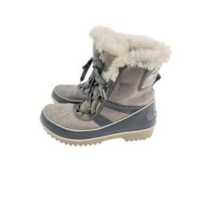 Sorel Women's Gray Waterproof Boots, Size 8